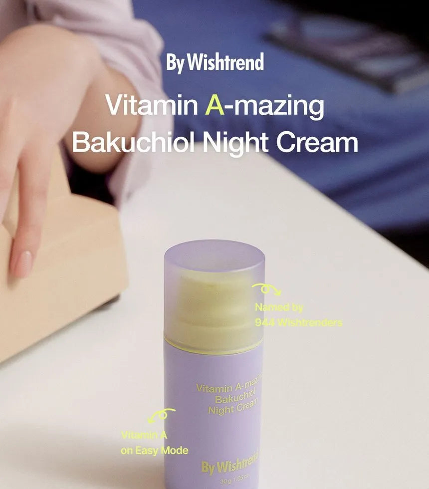 BY WISHTREND VITAMIN A-MAZING BAKUCHIOL NIGHT CREAM