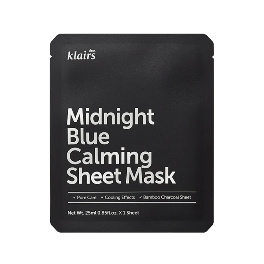 dear Klairs Midnight Blue Calming Sheet Mask