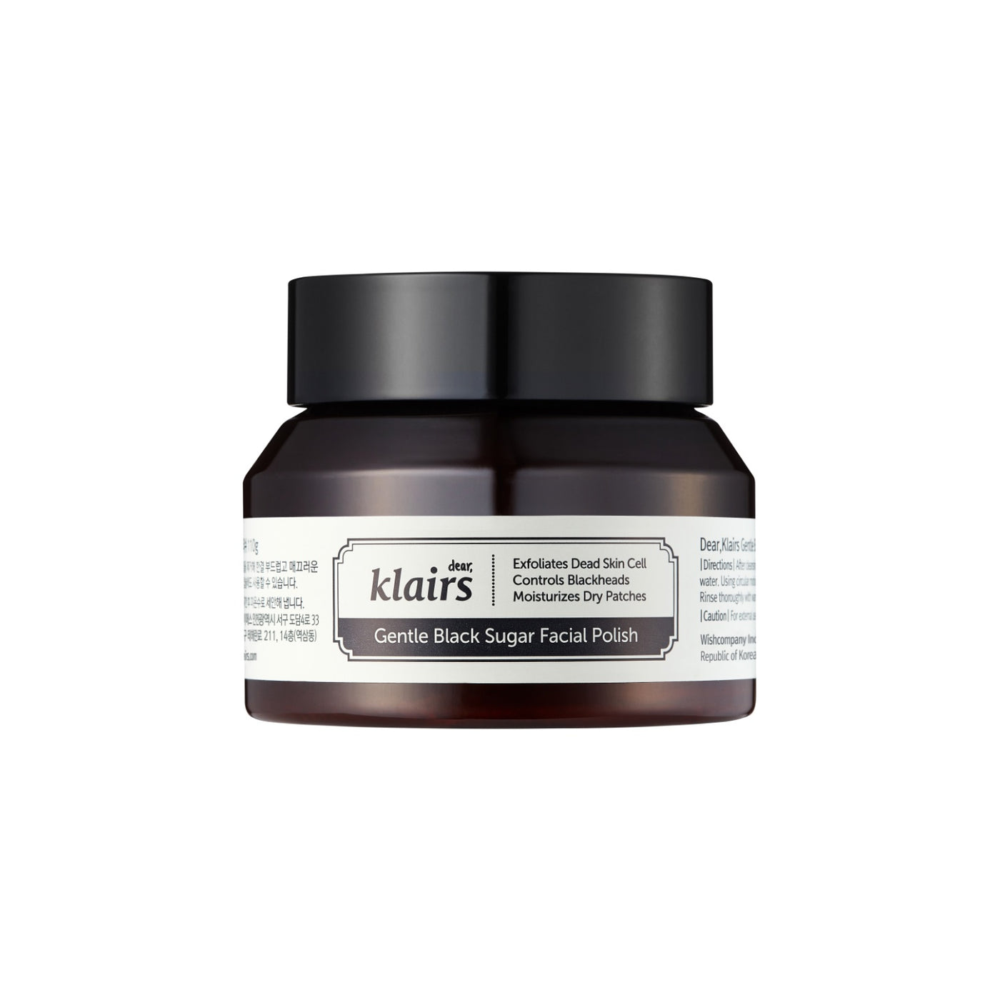 dear Klairs Gentle Black Sugar Facial Polish